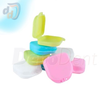 Cajas porta ortodoncias bajas colores surtidos