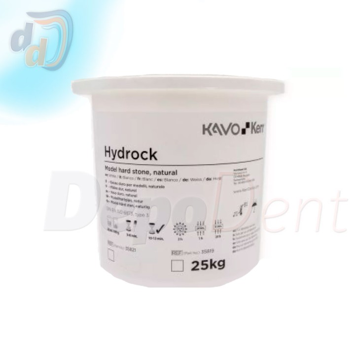 Hydrock Kerr escayola tipo 3 para modelos de prótesis removible color blanco envase de 25 kg