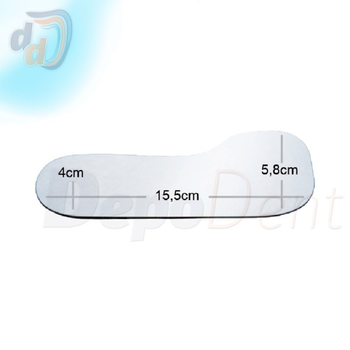 Espejo fotográfico intraoral Acteon lingual grande de doble cara