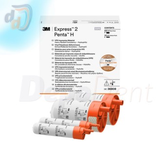 Express 2 Penta H Solventum 3M silicona de adición para Pentamix 2x(300+60) ml