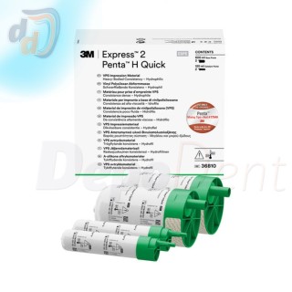 Express 2 Penta H Quick Solventum 3M silicona de adición para Pentamix 2x(300+60) ml