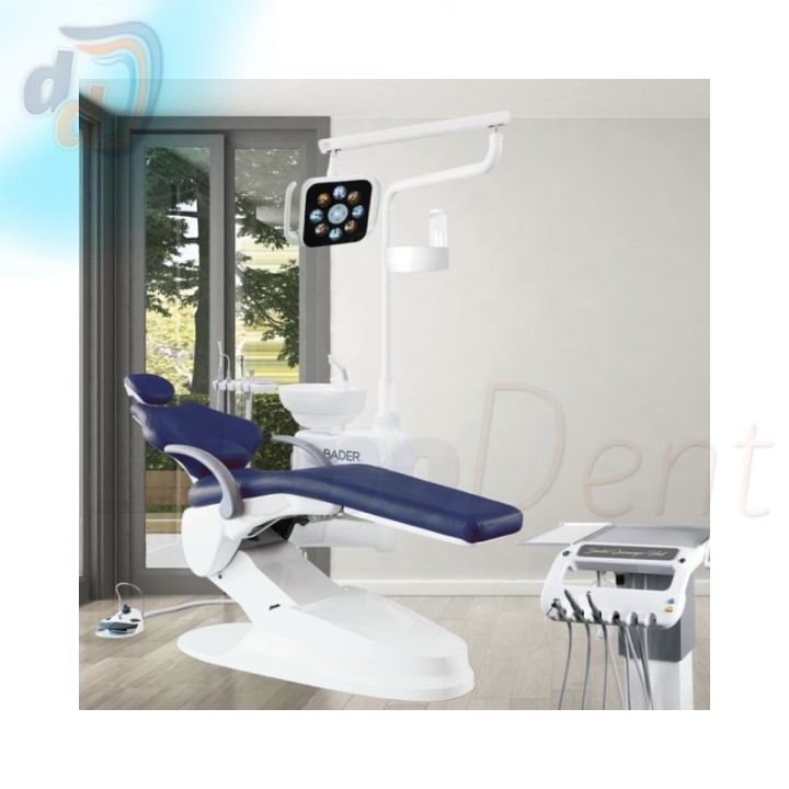 Sillón dental Bader Trekc Cart en el gabinete
