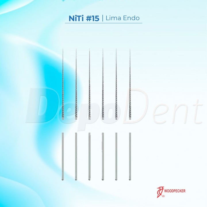 Lima para ultrasonidos NiTi 15