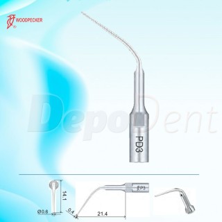 Puntas Ultrasonidos Perio Woodpecker compatible SATELEC PD3 Perio