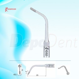 Punta ultrasonidos Woodpecker GD32 para tallado