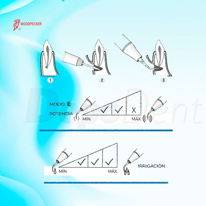 Punta ultrasonidos compatible EMS E10