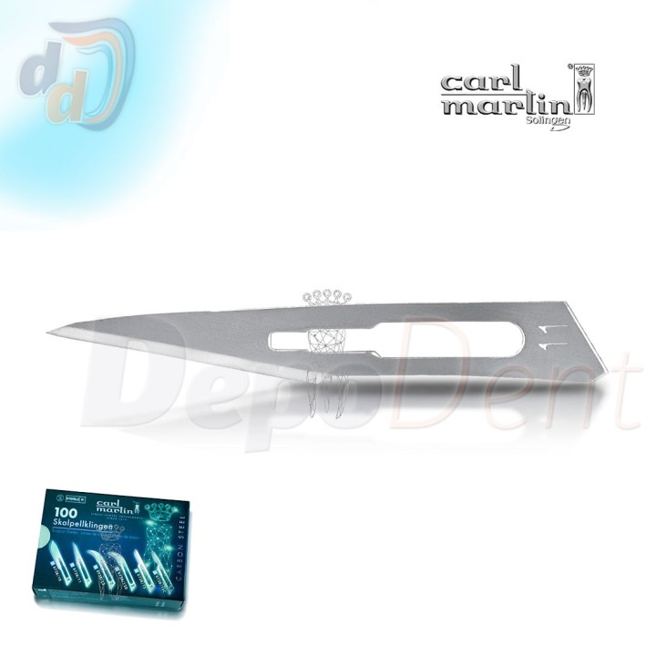 Hoja bisturí nº11 Carl Martin estéril