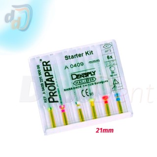 PROTAPER GOLD 21mm Starter Kit