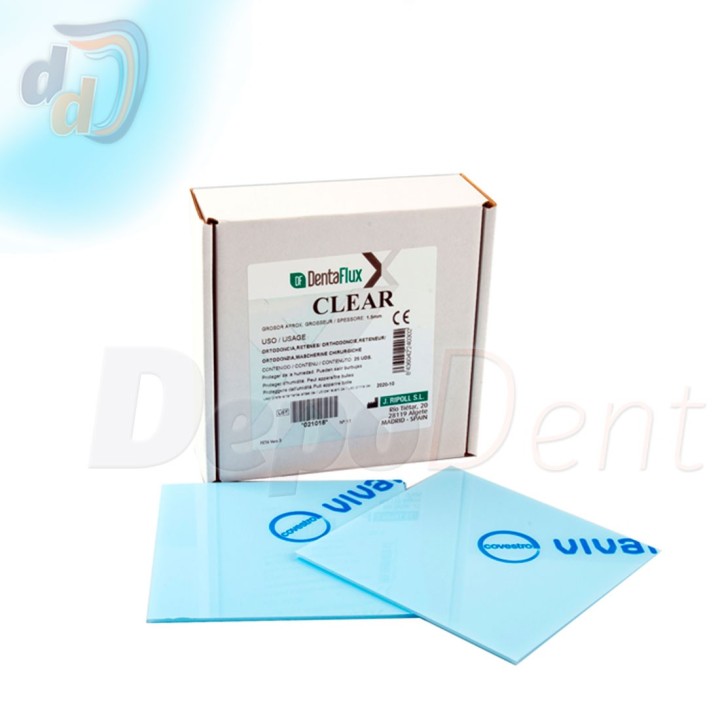 Planchas CLEAR Termoplásticas Dentaflux
