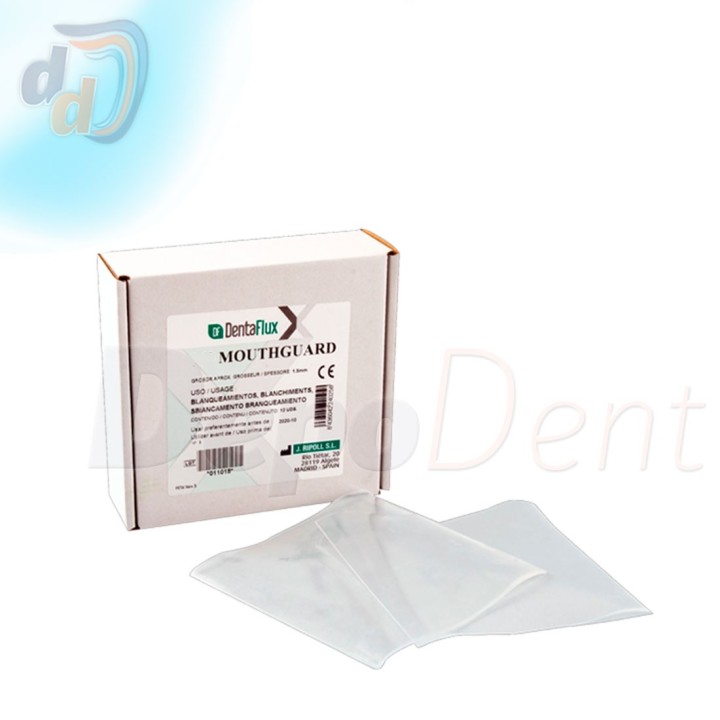 Planchas termoconformables MOUTHGUARD Dentaflux transparentes