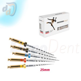 PROTAPER GOLD 25mm limas de acabado