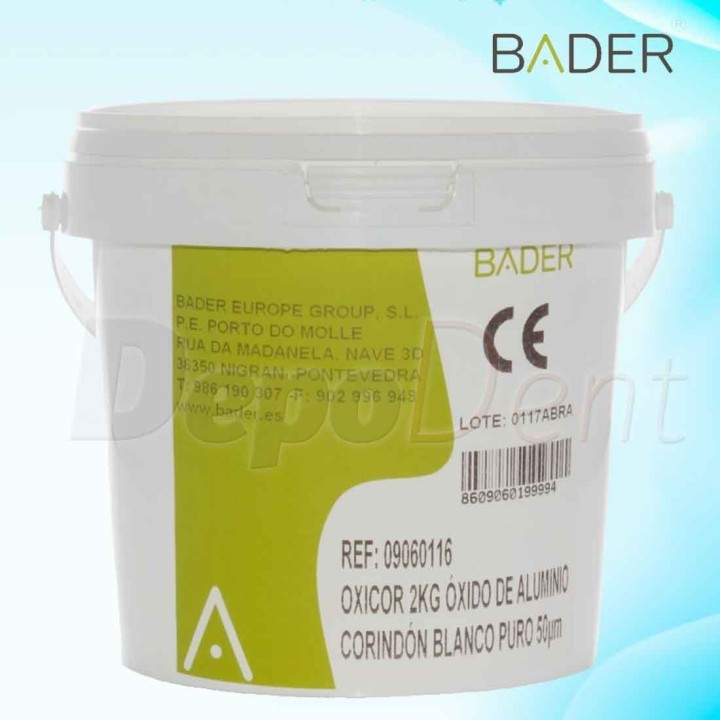 Material arenado OXICOR - óxido de aluminio 2KG 50 μ