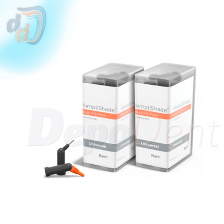 Composite SimpliShade Bulk Fill Flow de Kerr en cápsulas de 0