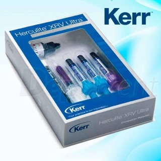 MiniKit de Herculite XRV Ultra de Kerr con tres jeringas de 4 g