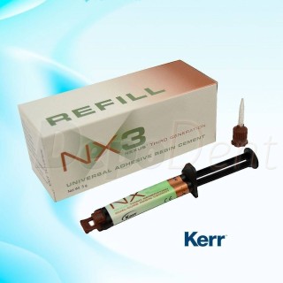 NX3 Nexus de Kerr jeringa de automezcla dual en tono amarillo