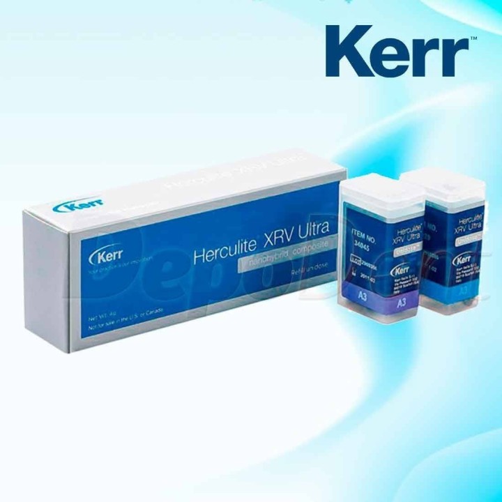 Composite Herculite XRV Ultra de Kerr en cápsulas de 0