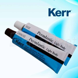 Permlastic Light Body de Kerr polisulfuro de impresión tubos de base y catalizador