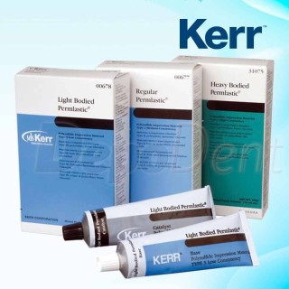 Permlastic Regular de Kerr polisulfuro de impresión tubos de base y catalizador