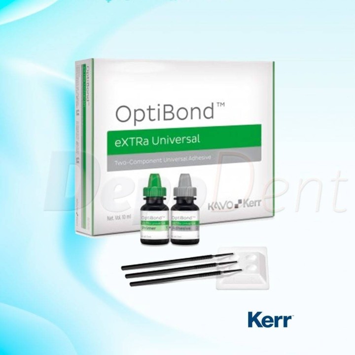 OptiBond eXTRa Universal Kit de Kerr con frascos de primer y adhesivo de 5 ml