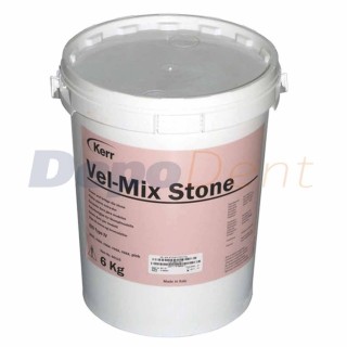 Vel-Mix Stone Kerr escayola tipo 4 para troqueles color rosa envase de 6 kg
