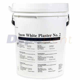 Snow White Kerr yeso tipo 2 de fraguado rápido color blanco envase de 4 kg