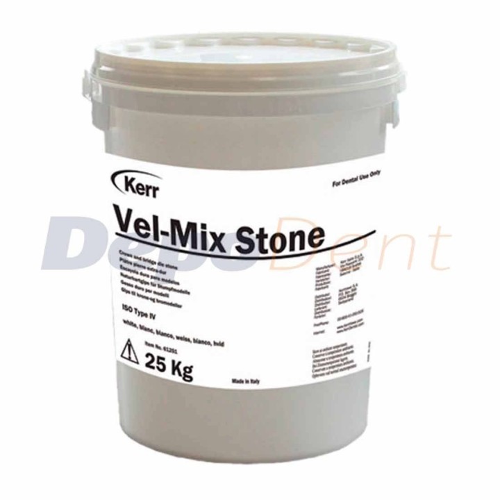 Vel-Mix Stone Kerr escayola tipo 4 para troqueles color blanco envase de 25 kg