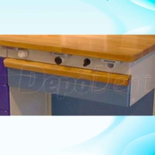 Reposabrazos de madera JEB para instalar en el frente