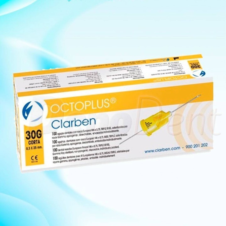 OCTOPLUS aguja 30G corta 0.3X25