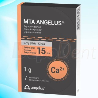 MTA Angelus cemento reparador biocerámico envase con polvo y agua destilada