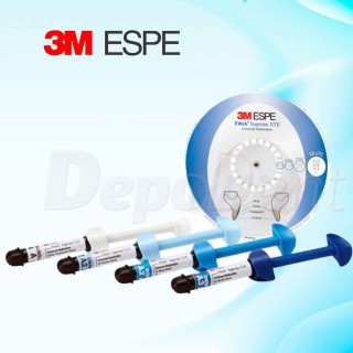 Kit de introducción de composite Filtek Supreme XTE de 3M con 4 jeringas