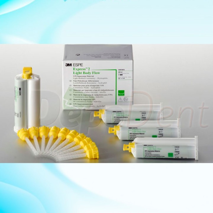 Express 2 Light Body Flow Solventum 3M silicona de adición fluida 4x50 ml