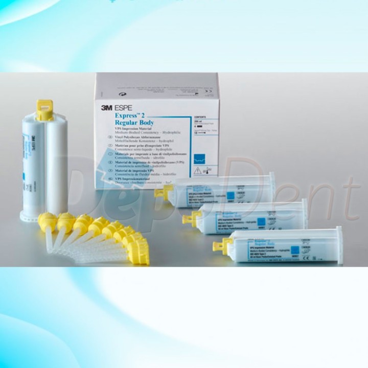 Express 2 Regular Body Solventum 3M silicona de adición 4x50 ml