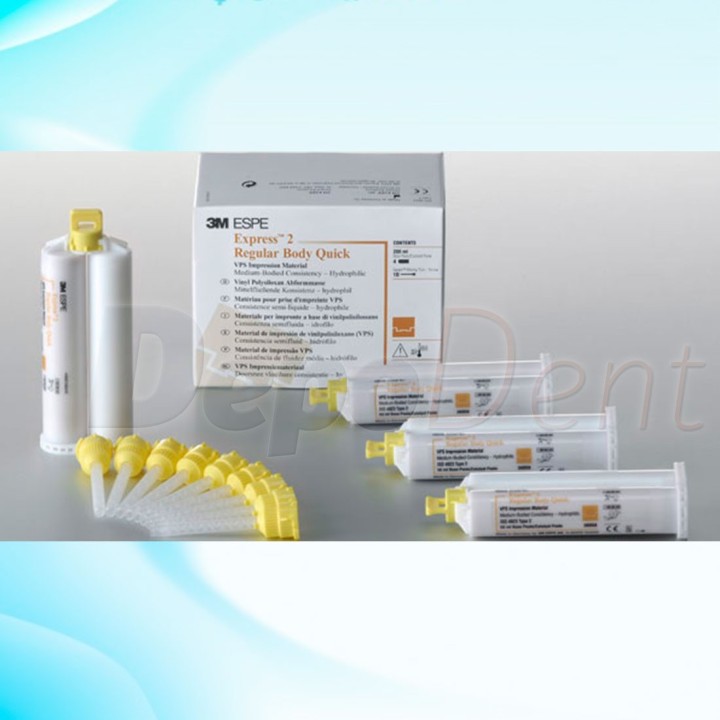 Express 2 Regular Body Quick Solventum 3M silicona de adición 4x50 ml