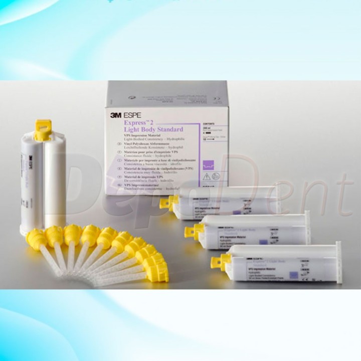 Express 2 Light Body Standard Solventum 3M silicona de adición fluida 4x50 ml