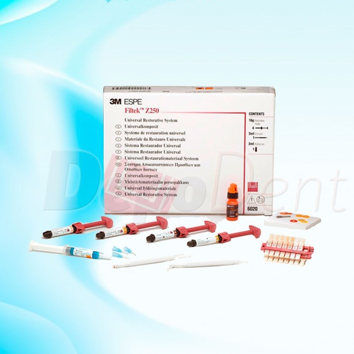 Kit de introducción de composite Filtek Z250 de 3M con 4 jeringas