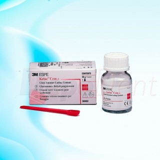 Ketac Cem Easymix de Solventum frasco de polvo de cemento de ionómero de vidrio