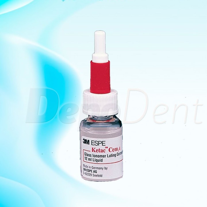 Ketac Cem Easymix de Solventum frasco de líquido de cemento de ionómero de vidrio