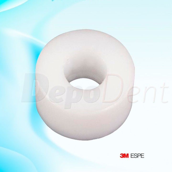 Arandela blanca de PTFE para la jeringa de elastómeros de Solventum