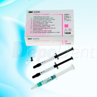 Clinpro Sealant de Solventum kit de introducción con jeringas y grabador