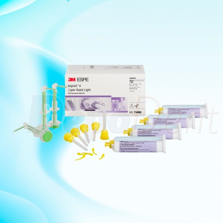 Imprint 4 Super Quick Light Solventum 3M silicona de adición 4x50 ml