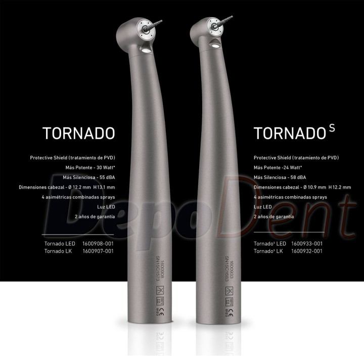 Turbinas Tornado Bien-Air con acoplamiento