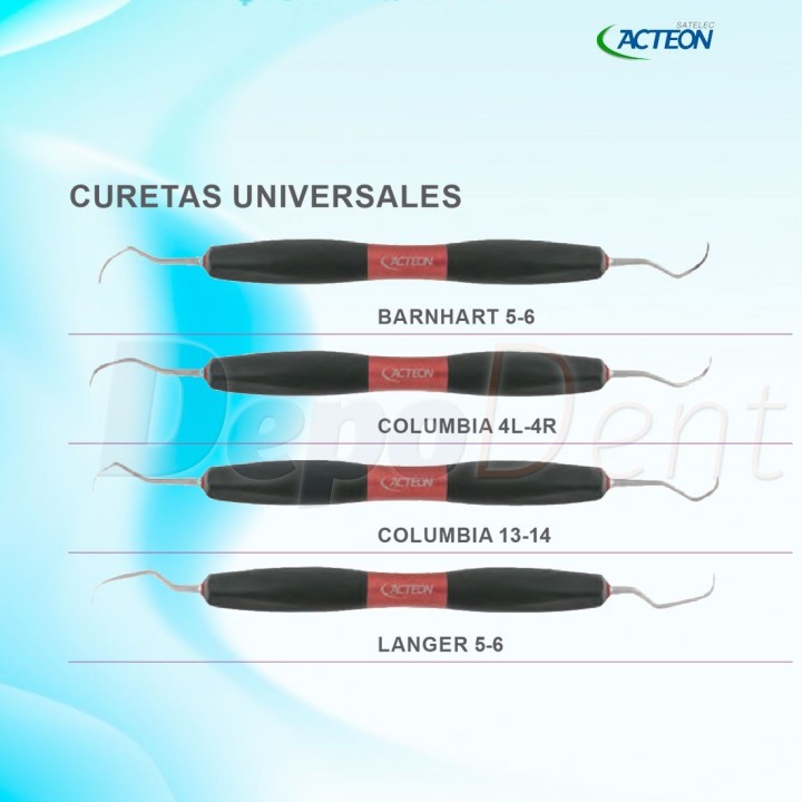 Curetas Universales BLISS Acteon